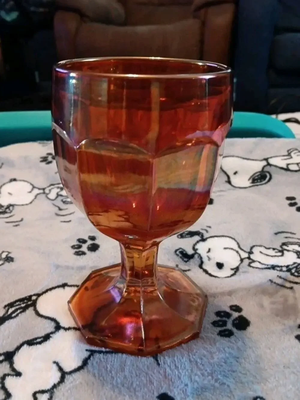 Set Of 4 IMPERIAL Carnival Glass 5 1/2